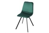Dizajnová jedálenská stolička Amsterdam zelená
