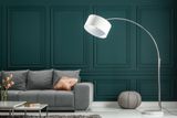Dizajnová výsuvná stojaca lampa Lounge Deal 170-200cm biela