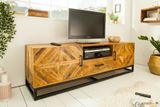 Luxusný stolík pod TV z masívu Infinity Home Mango 160cm