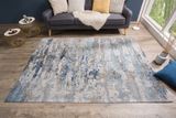 Dizajnový bavlnený koberec Abstrakt modrá 240x160cm