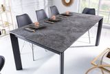 Rozkladací jedálenský stôl X7 keramická doska v mramorovom vzhľade granit 180-240cm