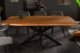 Luxusný jedálenský stôl z masívu Mammut akácia 180cm 60mm