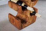Dizajnový stojan na víno zo suarového dreva 101cm