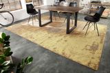 Dizajnový bavlnený koberec Modern Art hrdzavo-hnedá 350x240cm