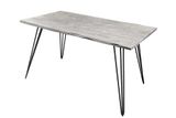 Drevený jedálenský stôl Scorpion akácia šedý 140cm