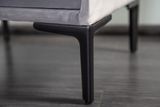 Moderný nočný stolík zo zamatu Cosmopolite šedý 45cm