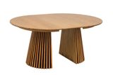 Rozťahovací jedálenský stôl z masívu a MDF Valhalla Wood Dub 120-160-200cm