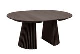 Rozťahovací jedálenský stôl z masívu a MDF Valhalla Wood Dub tmavý 120-160-200cm
