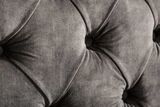 Dizajnová manželská posteľ Paris tmavošedý zamat 180x200cm
