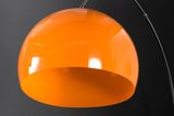 Dizajnová výsuvná stojaca lampa Lounge Deal 175-205cm oranžová