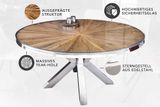 Luxusný jedálenský stôl z masívu Barracuda Teak 140cm