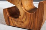 Dizajnový stojan na víno zo suarového dreva 80cm