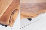 Dizajnový konferenčný stolík z masívu Amazonas akácia 120cm