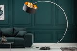 Luxusná stmievateľná stojaca lampa Python 190cm čierna