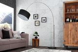 Dizajnová výsuvná stojaca lampa Lounge Deal 170-200cm čierna