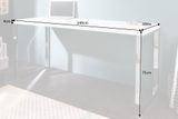 Moderný písací stôl z MDF 140cm