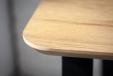 Dizajnový písací stôl Studio z MDF dubový vzhľad 160cm