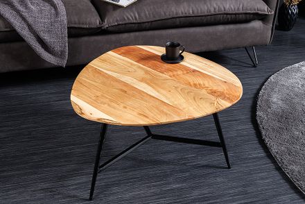 Dizajnový konferenčný stolík z masívu Beauty By Nature akácia 60cm