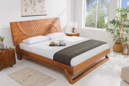 Luxusná manželská posteľ z masívu Scorpion mango 180x200cm