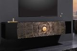 Luxusná závesná skrinka pod TV z masívu Golden Sunset Mango 160cm